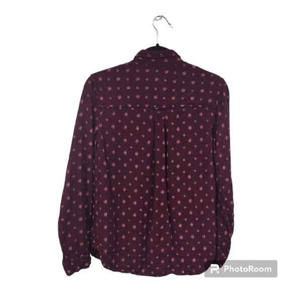 American Eagle Vintage Boyfriend Flannel Size Medium - Picture 2 of 5